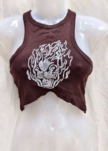 Graphic Crop Top