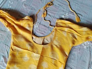 Yellow Printed Kurta Set
