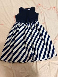 Charming Striped Party Dress