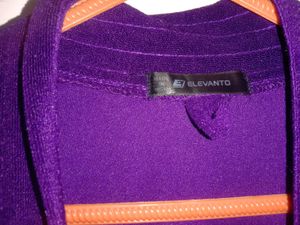 Elevanto Purple Bath robe