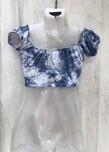 y2k dye print top