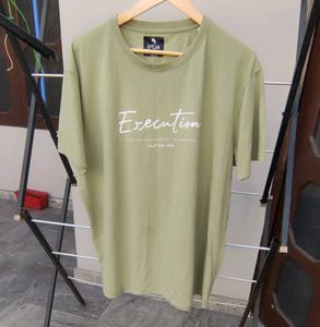 Men Printed Round Neck Cotton Blend T-Shirt