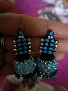 Ear Ring Sky Blue...