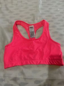 decathlon Bright Pink Sports Bra