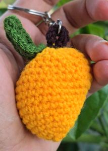 Handmade Mango Keychain
