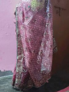 Beautiful Net Sharee Set  Worn Once  Like New