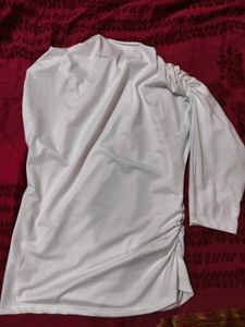 White One-Shoulder Top
