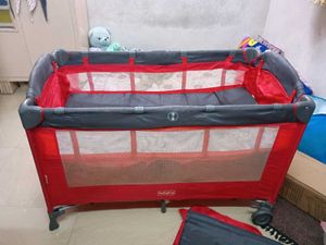 Baby Playpen with Canopy