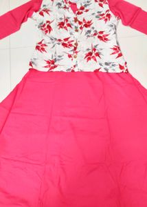 Umbrella Cut Kurta With Jacket