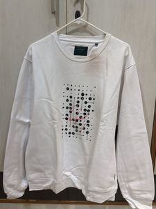 Rare Rabbit White Graphic Print T-Shirt
