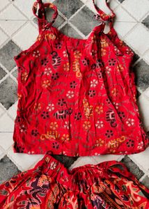Cord Set Top Skirt 🥻