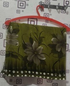 Elegant Floral Print Saree