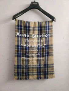 Acne Studios Plaid Shawl