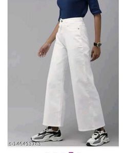 White Wide-Leg Jeans | Elegant & Versatile
