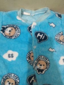 Cute Blue Bear Pajama Set