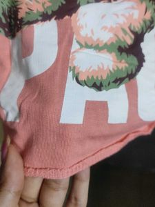 Pink "I Need Space" Cropped Sweatshirt