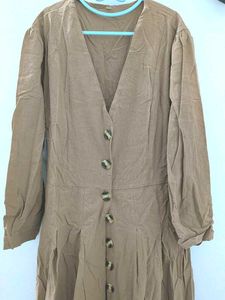 Long Button-Up Dress
