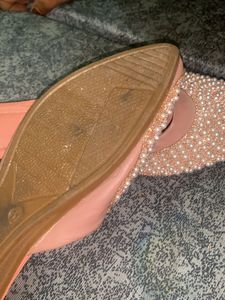 Embellished Pearl Mules