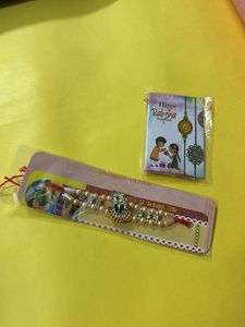 Decorative Rakhi with Card
