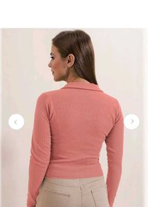 DREAM Beauty Fashion Ribbed Mock Neck Long Sleeve