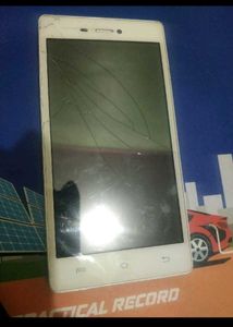 White Lava Mobile Phone