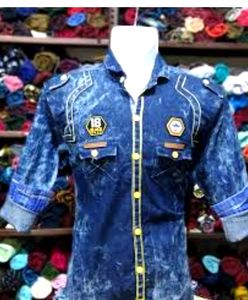 Denim Shirt fancy style/Rhinestone/Unique