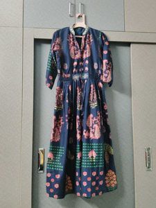 Beautiful Blue Printed Kurta