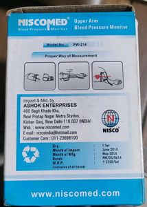 NISCOMED Blood Pressure Monitor