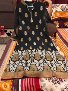 georgette gull embroidered 3 piece 42 size