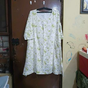 Blue Printed Cotton Kurta (two)