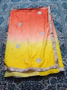 Orange & Yellow Ombre Dupatta