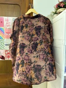 Floral Print Georgette Blouse