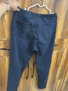 Comfortable Navy Blue Jegging