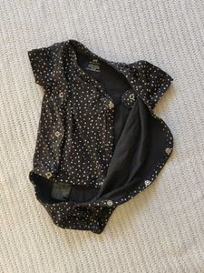 H&amp;M Baby Girls Polka Dot Wrap Bodysuit