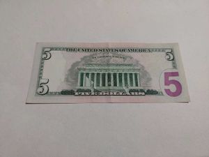 5 American Dollars