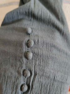 Chic Grey Linen Blend Pants