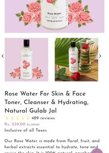 Rose Water Totaly New