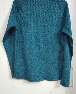 Alcis Dark Blue Round Neck Outside T-Shirt