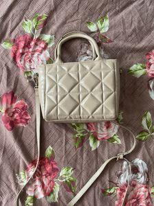 h&m Chic Quilted Mini Tote Bag