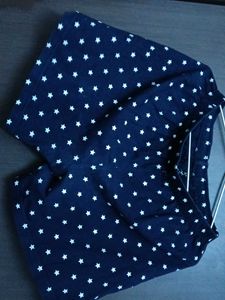 Star Print Pajama Shorts