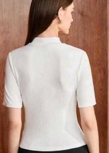 White High Neck Top 💗🤩👌🏻