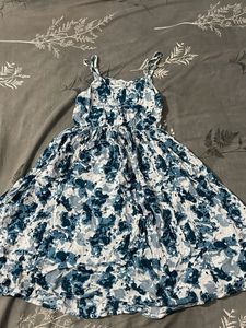 Blue Floral Sundress