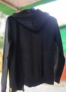 Black Zip-Up Hoodie