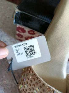 Ket Gold Embellished Heels