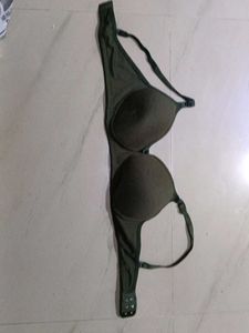 Green Padded Bra