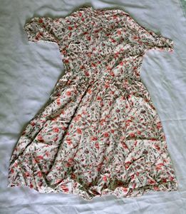 Uniqlo Floral Print Dress - Vintage Style