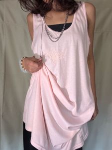 Pink sleeveless camisole