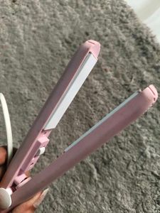 Pink Mini Hair Straightener with Case