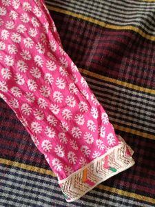 Beautiful Pink Printed Kurta