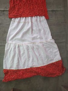 Top Kurti With Skirt